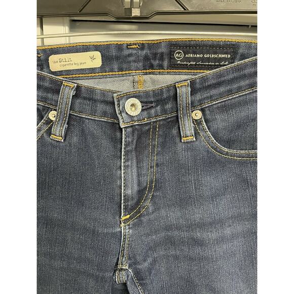 ag adriano goldschmied the stilt cigarette leg jeans size 26R (30wX29L) - Picture 3 of 6